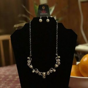 Necklace with matching earrings